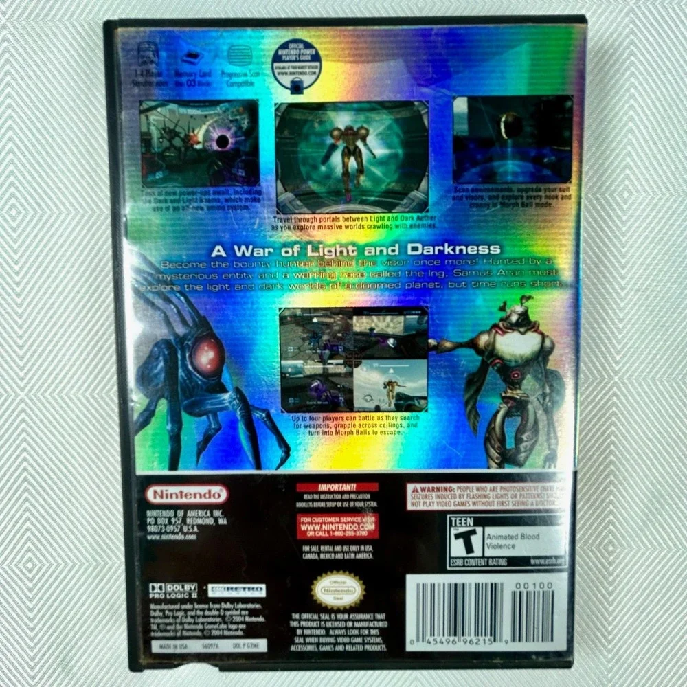 Metroid Prime 2: Echoes - Nintendo GameCube, 2004 - COMPLETE IN BOX - tested